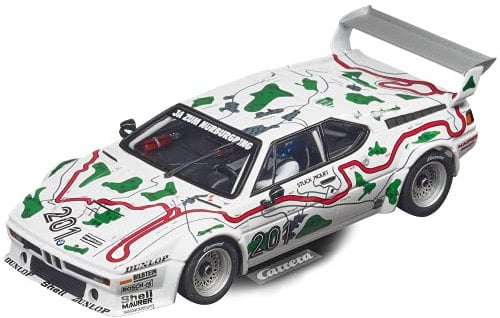 Carrera Digital 132 I BMW M1 Procar No.201 Nürburgring 1000km 1980 I Auto für Rennbahn | Rennbahnen und lizensierte Slotcars | bis zu 6 Spieler | Für Jungs & Mädchen ab 8 Jahren & Erwachsene