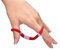 Bogenschießen Fingerschlinge, Recurve Bogen Fingerling Verstellbare Trainer Tabs Extra Komfort Gepolstert Fingerspitze Bögen Archery Finger Sling Verstellbarer Fingersling Outdoor Jagd Schießzubehör