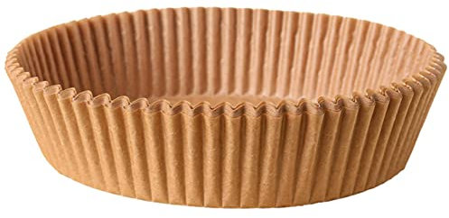 NAKYLUCY Airfryer Liner – Antihaftbeschichtung, ölbeständig, wasserdicht, lebensmittelechtes Backpapier für 3–5 QT Backen, Braten, Mikrowelle