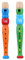 2pcs hölzerne Kinder Flöte Musikinstrument Leichtes Early Lernflöte Spielzeug zufällige Farbe