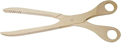 teemando® Holzschere, Gurkenzange aus Holz, 28 cm, Holz-Schere