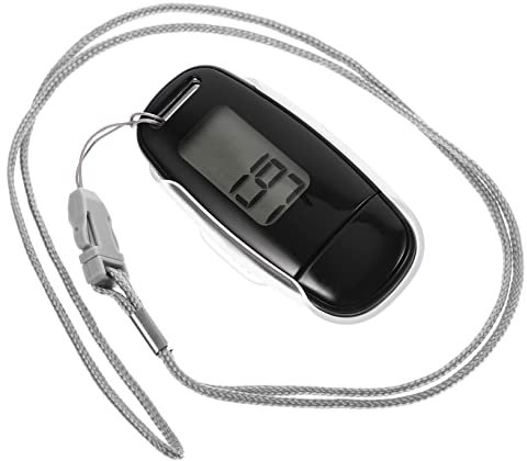 Parliky 1 Jeu Pédomètre Podomètre Simple Traqueurs De Distance De Marche Marcher Podomètre pour Chien Podomètre Pas à Pas Podomètre Rechargeable Compteur De Pas 3D des Sports Écran Abdos