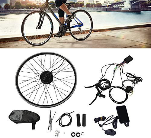 XUEMANSHOP Ebike Kit, 36V 250W Brushless Motor Set mit 260RPM Ausgestattet mit Einem Controller Paket Ausgestattet für 28 Zoll 29 Zoll 700C's Hinterrad Vorderrad Fahrräder (vorderrad)