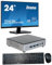 YNISEK - Mini PC i7-10510U 16GB 2TB M.2 SSD + Pantalla 24P + Teclado + ratón, sin OS