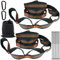 Delamiya Hängematte Befestigungs Set, 2 Hängematte Gurte + 2 Karabiner + Transportbeutel, 300cm Hängematten Befestigungs mit 10 Schlaufen Bis 300kg für Camping Outdoor Reise Schaukel Baum Befestigung