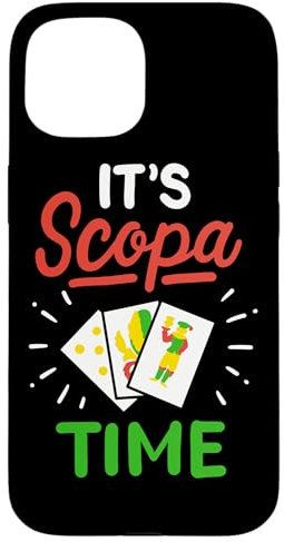 It’s Scopa Time Italienisches Kartenspiel Scopone Spielen Hülle für iPhone 15