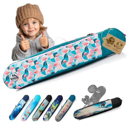 Snowboardrucksack für Kinder Snowboardtasche viel Stauraum | Boardbag, mit Schulterriemen & Tragegriff, auch für Helm, Schuhe & Handschuhe, (120 cm, 135 cm, 150 cm)