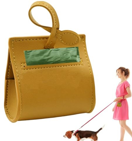 Bin Bag Dispenser, Outdoor Dogs, Walking Bag, Portable Pet Waste Bag, Waste Bag, Square Waste Bag Holder for Dog Lead