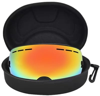 Generisch Skibrille Case Brillenetui Schwarz Mit Reißverschluss, Schwimmbrillen Etui, Brillenetui, Für Protect Goggles Sunglasses