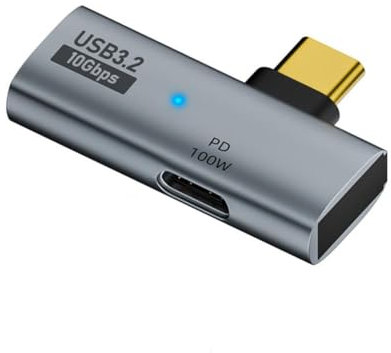 Adaptador USB tipo C OTG 2 en 1 de 10 Gbps con carga PD de 100 W compatible con Google Switch para Steam TV Deck USB-C hembra micro hembra 3.1 usbc-c typce-c divisor adecuado 3.1 tipo C carga