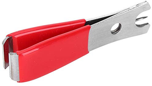 Compact Fish Line Cutter Cable Scissors Fly Fishing Clamp/Holder Wire Pliers Tool Accessory Yellow (Red)