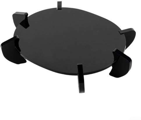 Mini Speaker Stand for Sonos Move Speaker, Desktop Acrylic Stand Holder Mount Transparent Speaker Storage Base for Saving Space(Black)