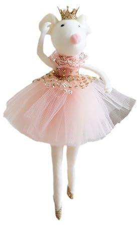 Figura decorativa para colgar en el árbol de Navidad de muñecas de ballet, 20 cm, para festividades, festividades, bailarina