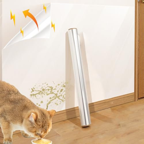 40x300 cm Wandschutzfolie Selbstklebend,Lackschutzfolie Transparent Klebefolie Transparent Spritzschutz Wand Statische Folie Wand für Wände, Küche, Möbel, Büro, Schule