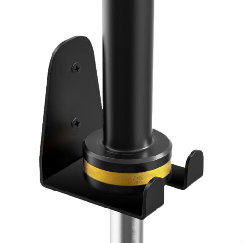 Barbell Wall Mounted Olympic Barbell Holder, hantelständer für Home Gym, hantelscheibenständer for 33mm, Free Weight Racks, platzsparend Langhantel Ständer zum vertikalen Aufhängen