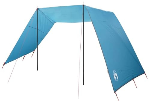 vidaXL Vattentålig Tarp Blå 250 x 240 x 220 cm | Vattentålig design: Skyddar mot regn och väder. Lätt dragkedjestängning: Snabb uppsättning och nedtagning