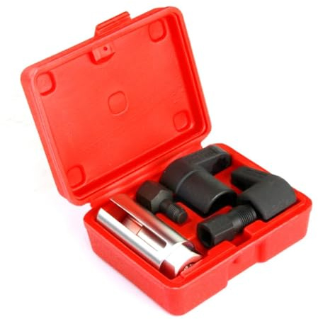 PFXNGMS 5pcs Wrench Kit Thread Chaser Tool Auto O2 Socket Removal Install Offset Vacuum Sensor Socket