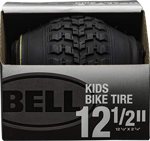BELL Kids Bike Tire, 12 x 1.75-2.25, Black Kinderfahrrad-Reifen, 31,8 x 4,4-5,7 cm Torprofil, 12.5 Gate Tread
