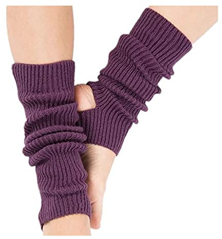 Damen Yoga-Socken, gestrickt, lang, Sport, Beinstulpen, Fitnessstudio, Fitness, Tanzen, weibliche Mädchen, tägliches Tragen, Training, hält warm, lateinamerikanisches Tanzen