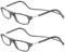 TBOC Pack: Lesebrille Lesehilfe für Herren Damen – (Zwei Einheiten) Dioptrien +1.50 Grau Fassung Stärke PC Handy Faltbar Frau Mann Magnetverschluss Clip Alterssichtigkeit Presbyopie