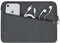 Artwizz Neoprene Sleeve Pro Tasche kompatibel mit MacBook Air 13 (2018-2024), MB Pro 13 (2016-2022) - Schutzhülle mit Zubehör-Fach - Titan