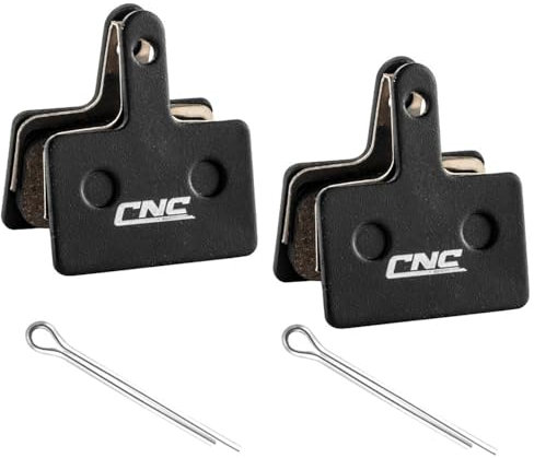 CNC bremsbeläge für Shimano b01S,2 Paar Fahrrad bremsbeläge für Tektro,(Resin/Organisch/Semi-metallisches/Silber)