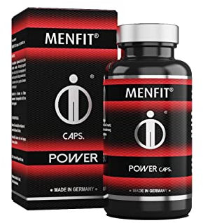 MENFIT® Power – Für Energie & Ausdauer – Mit Tribulus, Maca, Ashwagandha, Cordyceps – mit Zink & Selen – Vegan – Made in Germany – 60 Kapseln
