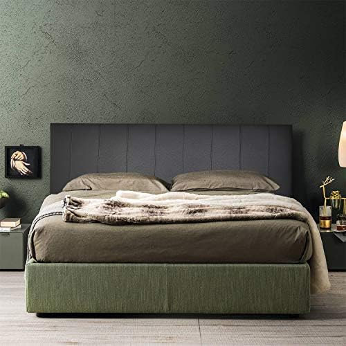 P17 - KOPFTEIL | Rückenlehne aus Kunstleder | Farbe Schwarz | Nähstreifen | Abmessungen L.180 H.80 |