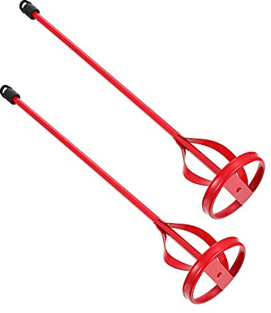 Hemobllo Bohren Bohrmischer Farbe Mixer- Mörtel Mischer Trockenbau Schlamm Mixer Farbe Mischen Paddle Farbe Zement Beschichtung Verbindung Mixer Rührer Werkzeug für 2PCS Zement Mix