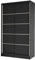 Mirjan24 Kleiderschrank Camtalo IV, Schwebetürenschrank, Garderobenschrank mit Kleiderstange und Einlegeboden, Schlafzimmerschrank (schwarz)