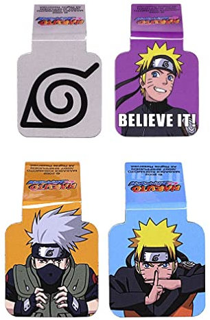 Ata-Boy Lesezeichen, Naruto Shippuden, Naruto, Kakashi magnetische Lesezeichen (4 Set) Geschenke & Merchandise..