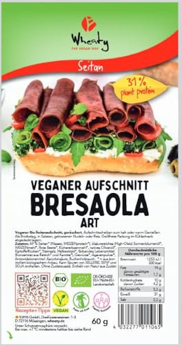 Veganer Aufschnitt Bresaola Art 6 x 60 g
