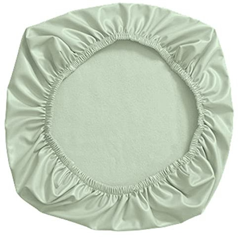 YOPOIY 1 Stück PU Leder Bezug für Bürostuhl, Wasserfeste rutschfest Sitzbezug Stretch Wasserdicht Ölfest Drehstuhl bezug mit Elastischer Unterseite -grün