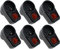 6 Adaptateur de prise avec interrupteur couleur noire 16A 230V 3680W