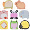 8pcs Notes Adhésives en Forme Animaux, Mini Notes Autocollantes, Super Sticky Notes, Blocs Mémo Autocollant pour Maison, Bureau, Cadeaux Elèves