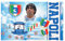 Flagge Neapel, groß, 300 x 150 cm, Flagge drei Meter, Championi D'Italia Party, 3. Wappen Fußball Diego D10S