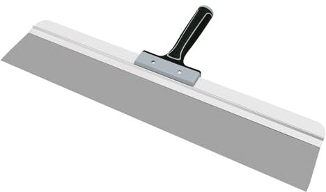 ROLLINGDOG Couteau à enduire de 61 cm – Couteau à enduire pour cloison sèche, extrémité filetée pouvant être fixée à une rallonge, lame en acier inoxydable, idéal pour écumer et lisser les murs et les