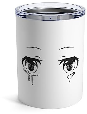 Teegarb Letter Blanket Anime Eyes Gobelet Kawaii yeux mignons 30 cl 283,5 g