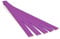 Metrie™ 100 Stück pflaumenfarbene Holzstäbchen Bastelholz - Pantone 512 C - ideal zum Heimwerken, Holzarbeiten und Basteln mit Kindern, hochwertiges Buchenholz, 25 x 1,6 x 0,3 cm