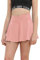 Haloumoning Mädchen Tennisrock mit Taschen Innenhose Tanzrock Golf Skorts Plissierte Sportrock Kinder Hohe Taile Sommerrock Minirock,Rosa,10-12 Jahre