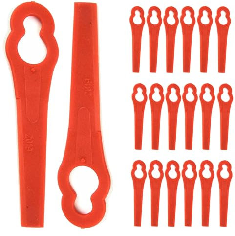 50 Stück Kunststoff-Rasentrimmer-Klingen, 90 mm, Ersatzklingen für Stihl Polycut 2-2 Polycut 3-2 FSA 45 FSA 57 Gartentrimmer-Rasenmäherklingen