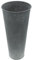 HRB Vase aus Zink Blumentopf Vintage Design, Blumenkasten Metall Dekorelement 6 L