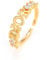 Raiimagina Offene einstellbare Ring damen zirkonia Frauen Ohrstecker sterlingsilber 925 Halskette gold silber schmuck set schmuck Frauen Ohrstecker Ohrringe (Ring Gold)