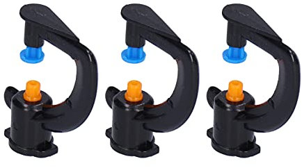 ANKROYU 20 Set Boquilla de Niebla Refractiva Tipo G, Cabezal de Aspersor de Riego ABS, Cabezal de Boquilla de Niebla de Riego, Boquilla de Aspersor Tipo G para Invernadero