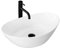 Rea Lavabo da appoggio KATE 45, per Bagno, Ceramica, Ideale Come Lavabo O Lavamani per WC, Design Unico (Bianco)