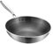 CONGARTENO Wok De Acero Inoxidable Mango Ergonómico y Diseño De Panal Sartén Antiadherente Para Cocina Multifuncional y Compatible Estufas