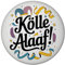 speecheese Kölle Alaaf Magnet - Karneval in Köln, Festive Karneval Magnet, 1x, Kunststoff, Rund, 5,9 cm x 5,9 cm