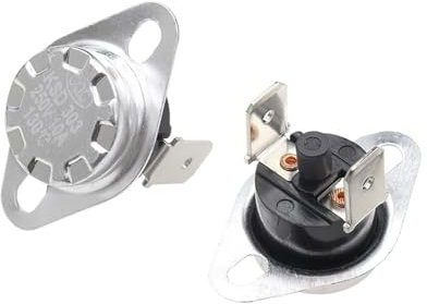10PCS KSD301/KSD303 Manual Reset Thermostat Normally Closed (NC) Temperature Switch Temperature Control(115C)