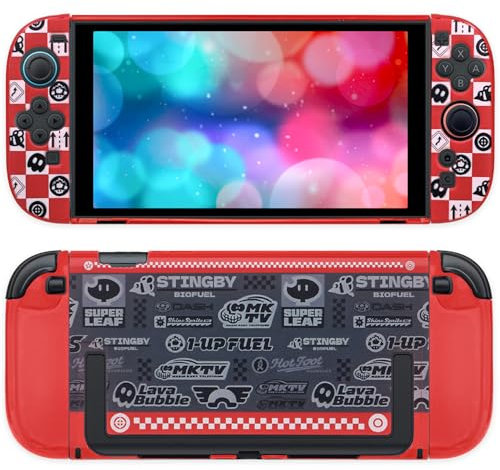 Coque Switch 2, Rigide Housse de Protection Switch 2 (2025), Accessoires Switch 2 pour Joycon Console, Antichoc, Anti-Rayures, Rouge