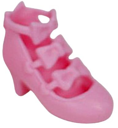 #N/A/a Zapatos de muñeca a Escala 1/6 con tacón Alto y Lazo para niños de 3 a 7 años, Accesorios de Disfraz.